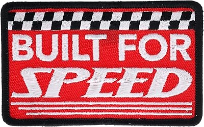 Built for Speed 4 Embroidered Patch HTLL9674 F4D4Z