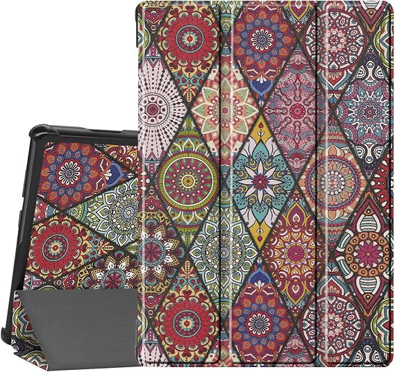 Gylint Case for Lenovo Tab M10 HD TB-X505F, Smart Case Trifold Stand Slim Lightweight Case Cover for Lenovo Tab M10 HD TB-X505F TB-X505L / Tab M10 10.1'' (TB-X605F) Mandala
