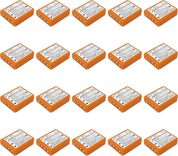 20 Pcs Battery Replacement for HBC Radiomatic Key Radiomatic Linus 4 Radiomatic Micron 4 Radiomatic Quadrix Radiomatic Micron 6 Radiomatic Vector Pro Radiomatic Micron 7 BA223030 BA223000 FUB6