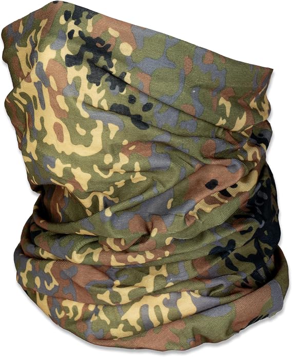 MIL-TEC Multi-Function Headgear - Men's, Flecktarn Camo, One Size, 12216021