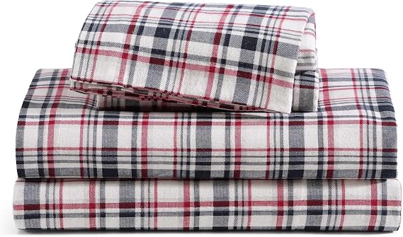 Tommy Hilfiger - Queen Sheet Set with Fitted Sheet & Pillowcases