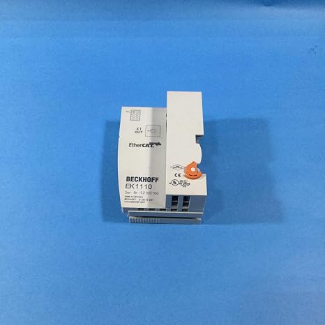 BECKHOFF EK1110 1 X RJ45 Bus Interface, 130 MA,25 to +60 Degree C, Connection Lengths UP to 100 M, ETHERCAT Extension, IP20