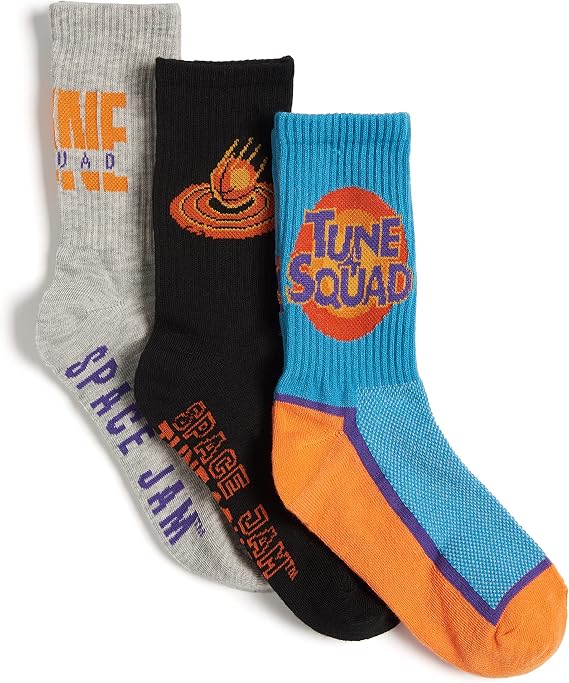 Space Jam boys A New Legacy 3 Pack Crew Socks