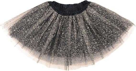 Simplicity Women's Adult Classic Elastic 3 or 4 Layered Tulle Tutu Skirt