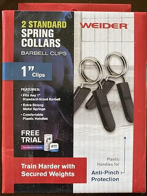 Standard Spring Clip Collars Safety Clips, Gray