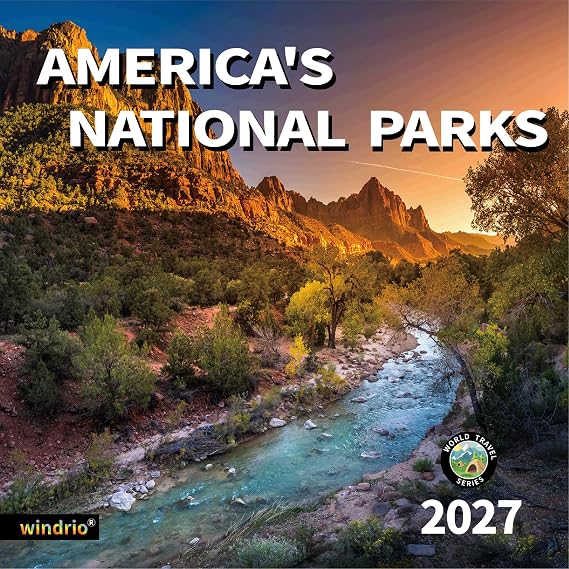 2026-2027 Wall Calendar,Calendar 2026, November 2026 - December 2027, Wall Calendar America's National Parks, 12" x 24" Opened, Thick Paper, Large Writing Blocks, Hanging Monthly Calendar for Home, Office & School Planning