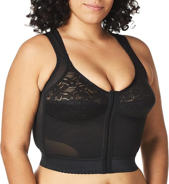 Carnival Women's Front-Closure Longline Posture Back Support Bra