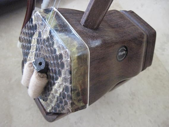 Grade Dragon Head Chinese 2 Strings Erhu (Violin of Chinese version) Mahogany, Performance Quality