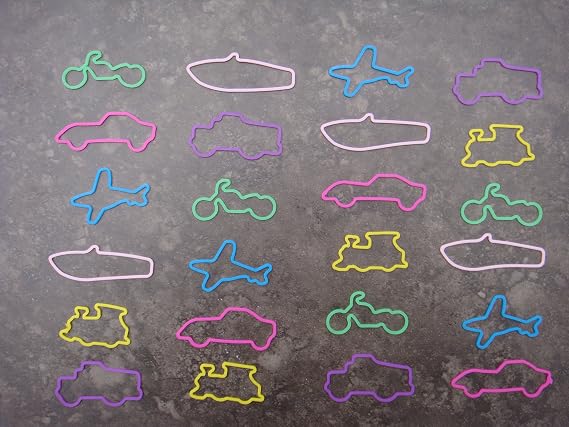 Silly Bandz Fun Shapes - 24 Pack