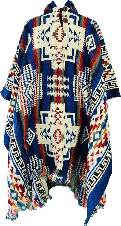 Poncho Men - Alpaca Wool Poncho Men - Clint Eastwood PONCHO - Alpaca Fur Ponchos - Mexican Ponchos for Men