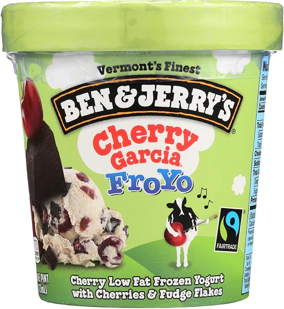 Ben & Jerry's Frozen Yogurt Cherry Garcia 16 oz