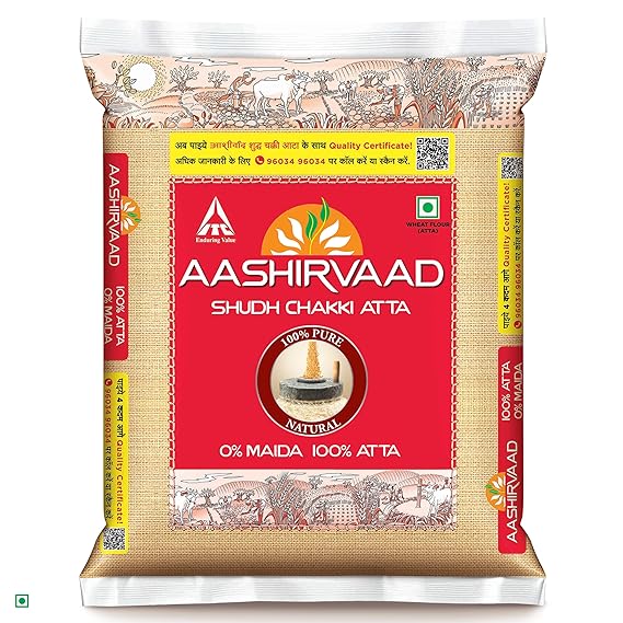 Aashirvaad Whole Wheat Atta 11lb