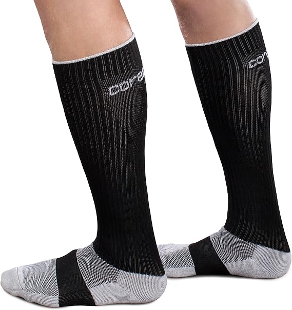 CoreSport Athletic Performance Compression Socks - 20-30mmHg Moderate Compression