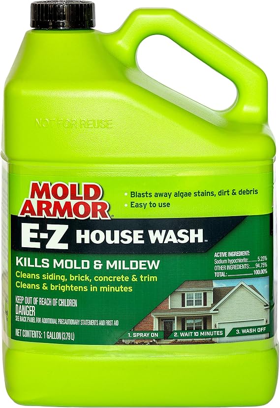 Mold Armor E-Z House Wash Kills Mold and Mildew- 1 Gallon