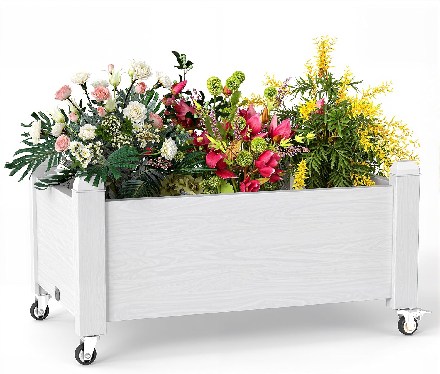 EasyUp Horticulture Raised Garden Bed, Divisible Elevated Planter Box for Flowers/Vegetables/Herbs, Outdoor