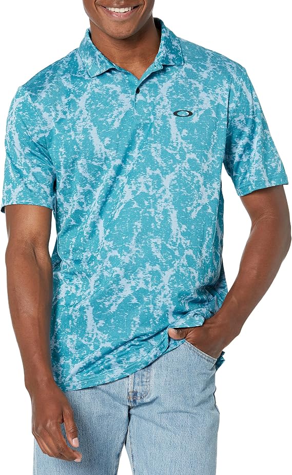 Oakley Mens Marble Jaquard Polo