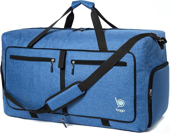 Bago Travel Duffle Bag for Women & Men. Duffel Bag for Traveling & Camping