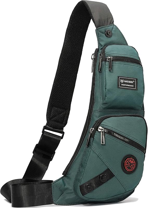 NICGID Sling Bag Chest Shoulder Backpack Crossbody Bags Casual Daypack for Men Women