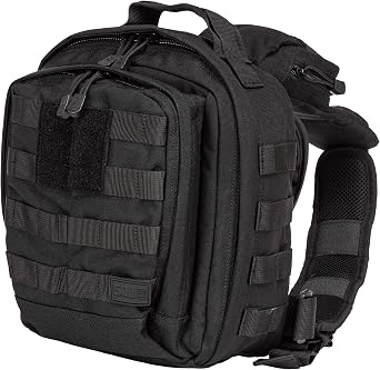 5.11 Tactical Rush Moab 6 Sling Pack Messenger Bag, Water-Resistant, Customizable Sling Bag, Style 56963