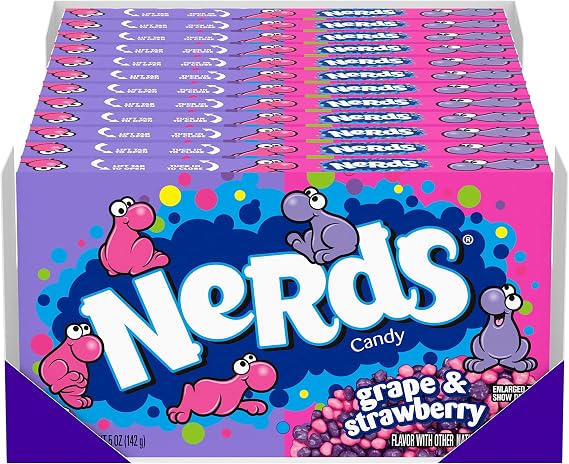 Nerds Grape & Strawberry Candy Box 5oz Parallel Import