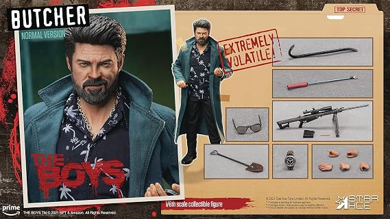 Star Ace The Boys Billy Butcher 1/6 Scale Pre-Painted Action Figure