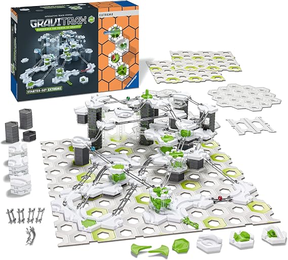 Ravensburger GraviTrax PRO Starter Set Extreme - Marble Run, STEM and Construction Toy for Kids Age 8 Years Up