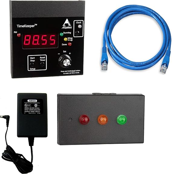 Presentation Timer with Red-Yellow-Green Stop Lights