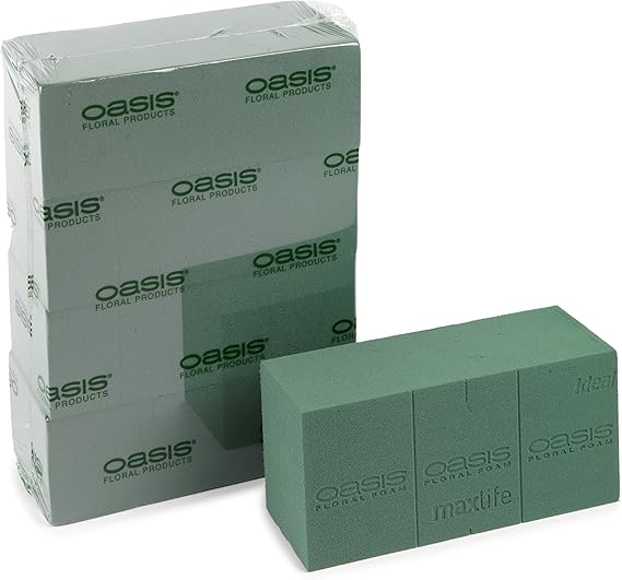 Oasis Ideal Floral Foam MaxLife (Box Contains 4 Bricks)