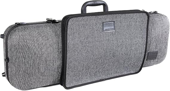 GEWA Bio-S Oblong Violin Case, 4/4 Size - Gray