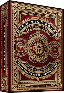 High Victorian Red Playing Cards