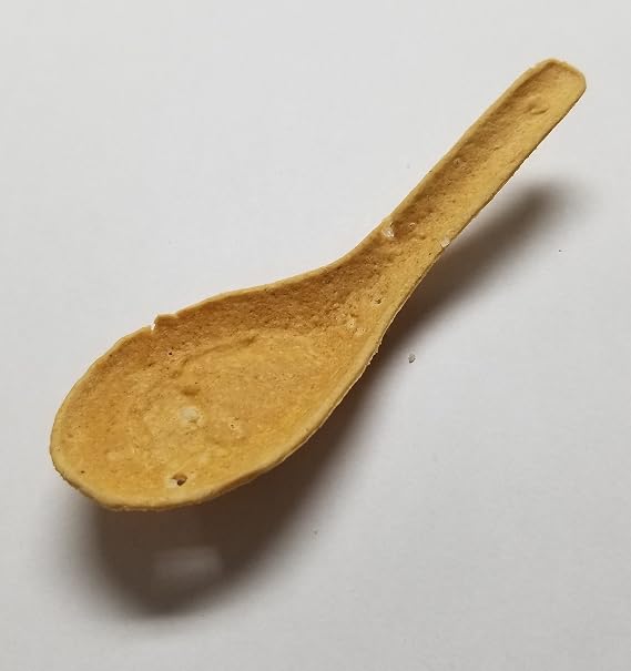 Edible Spoon, Sea Salt, 144 Count, Gourmet Edible Spoons for Appetizers and Desserts