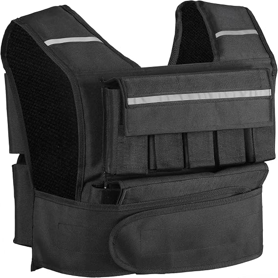 ZENY Adjustable Weighted Vest for Men Women, 30lb/40lb/60lb Fitness Vest