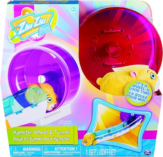 Spin Master 6040191 ZhuZhu Pets Hamster Wheel with Tunnel
