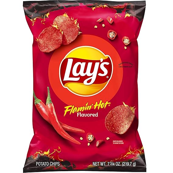 Lay's Potato Chips, Flamin' Hot, 7.75oz Bag