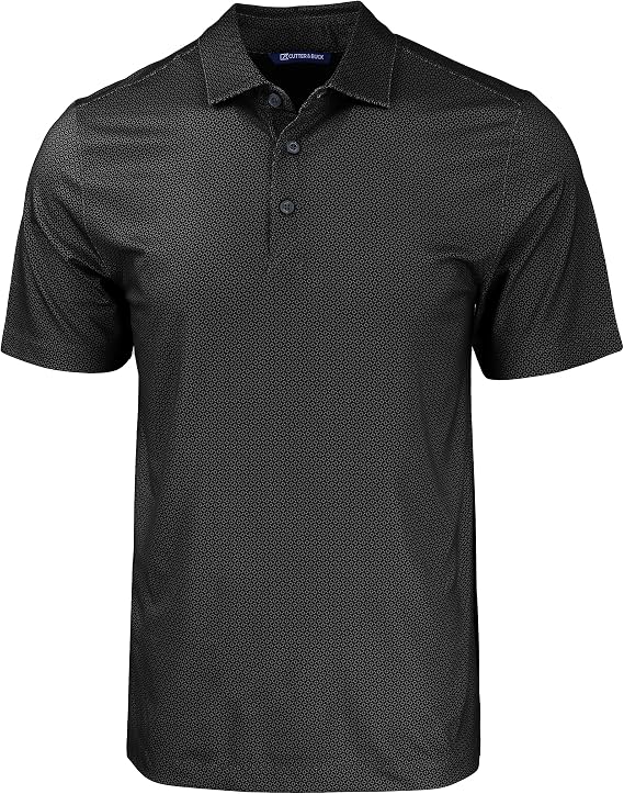 Cutter & Buck Men's Pike Eco Tonal Geo Bt Polo