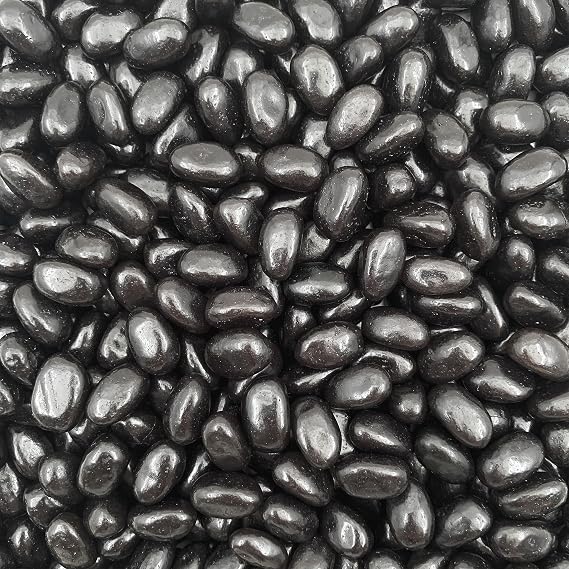 Black Licorice Jelly Beans, Chewy Candy, 2 Lb Bag