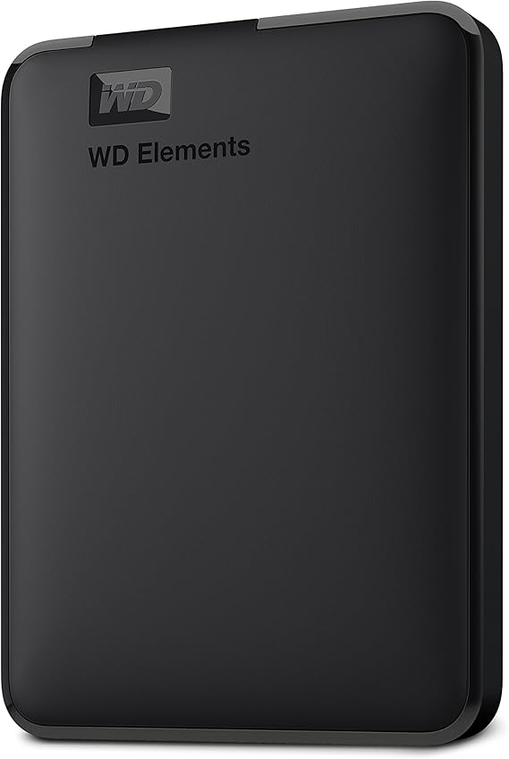 WD 4TB Elements Portable External Hard Drive for Windows, USB 3.2 Gen 1USB 3.0 for PC & Mac, Plug and Play Ready - WDBU6Y0040BBK-WESN