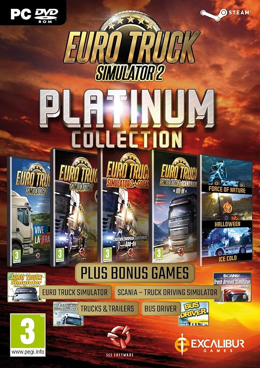 Euro Truck Simulator 2 - Platinum Collection PC DVD
