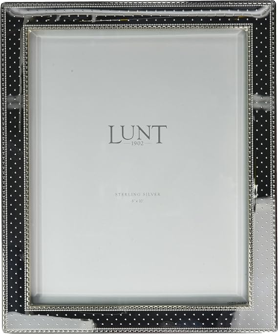 Reed & Barton Lunt Swiss Dot 8-Inch by 10-Inch Sterling Silver Frame