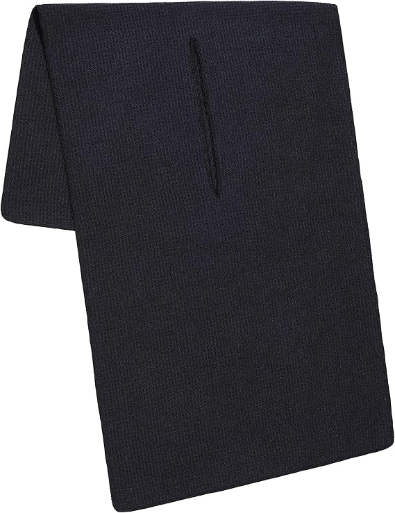 Mile High Life | Pro Tour Caddy Towel | 17" x 40" with 8" Center Slit | Premium Microfiber Waffle Texture