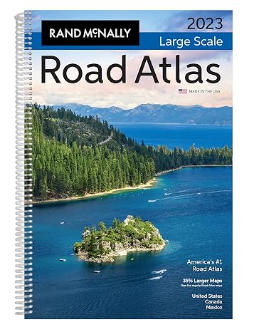 Rand McNally 2023 Large Scale Road Atlas (Rand McNally Large Scale Road Atlas USA)