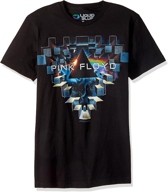 Liquid Blue Mens Pink Floyd Space Window Short Sleeve T-shirtT-Shirt
