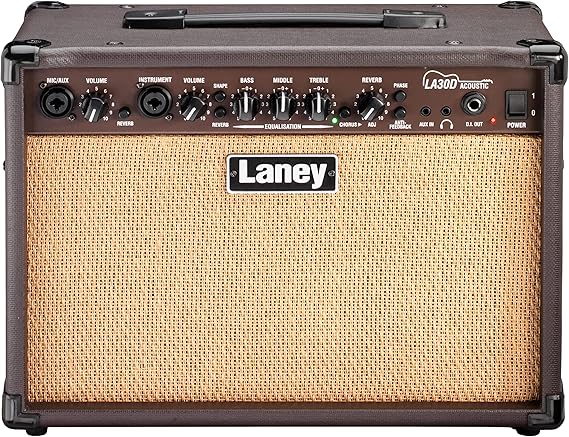 Laney LA30D Acoustic Guitar Combo 30W 2 x 6 Inch Woofers Chorus Reverb