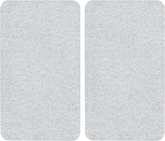 Wenko Transparent Universal Cover Plates - Set of 2, For All Types of Cookers, Tempered Glass, 11.8 x 0.7 x 20.5", Transparent