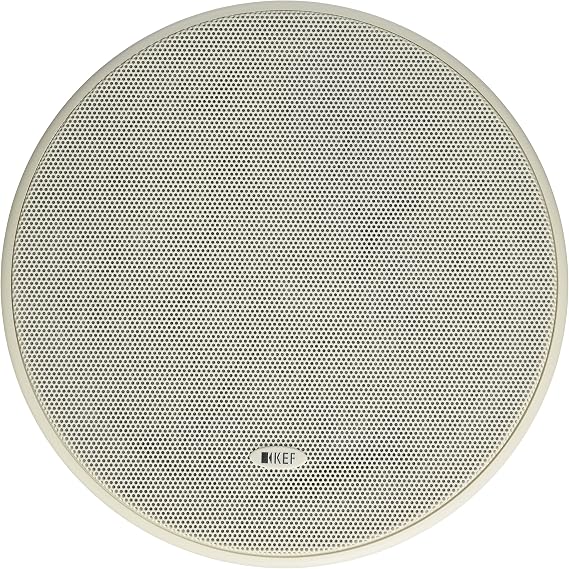 KEF CI160QR Round In-Ceiling Speaker Architectural Loudspeaker (Single),White
