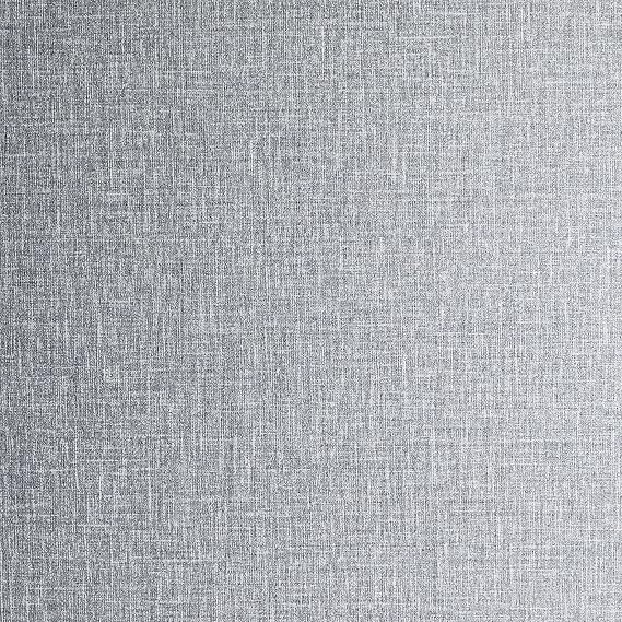 Arthouse Luxe Hessian Mid Grey Vinyl Wallpaper 295400