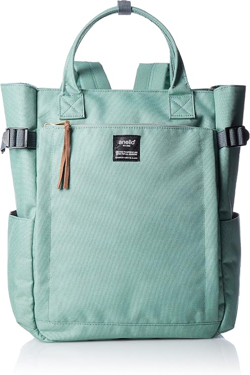 [アネロ] 2WAY トート型 リュック 大容量 A4 POST AT-C1225, Green (Mint Green), E