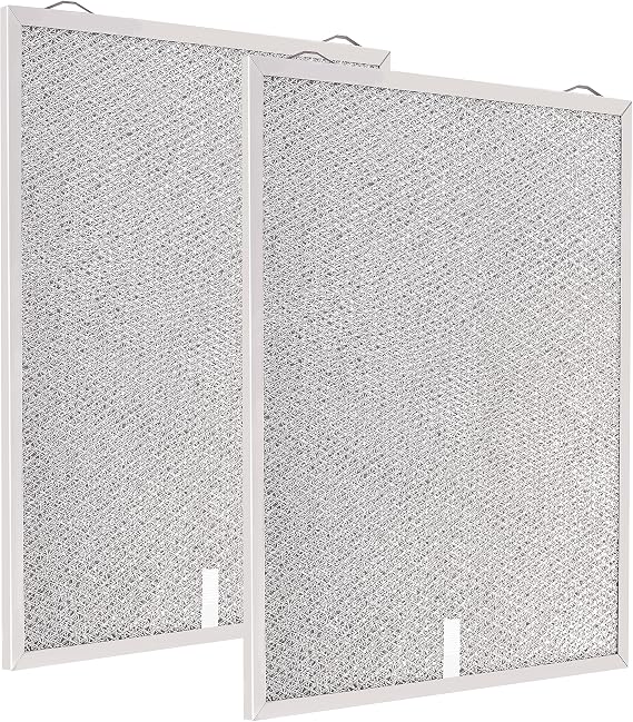 S99010430-002 Range Hood Filter for Broan-Nutone Range Hood - 2 pack | (15.75"L x 13.88"W x 0.39"Th), kitchen exhaust fan filter, Effectively captures grease